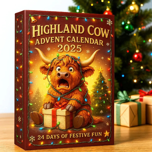 Highland Cow Advent Calendar – 2025 Edition