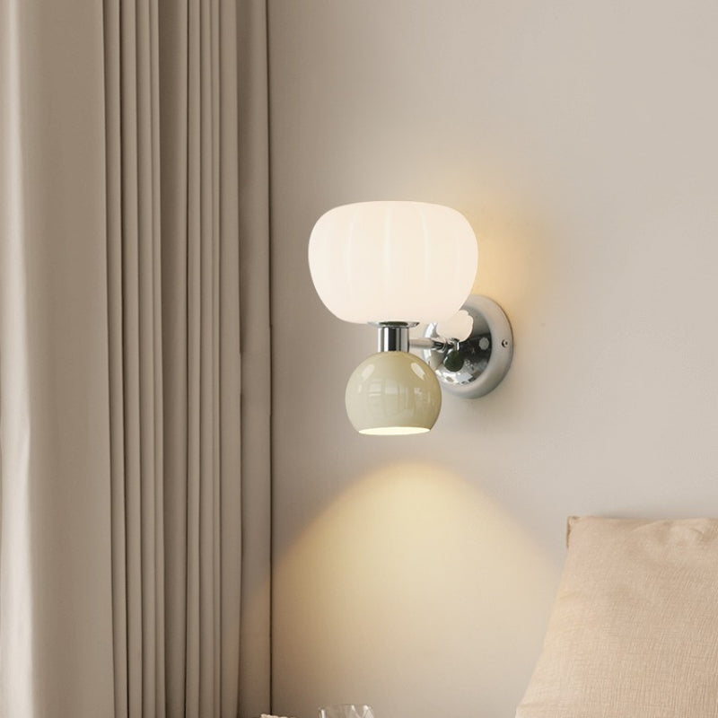 Bauhaus Style Cream Wall Light | LED Wall Lamp