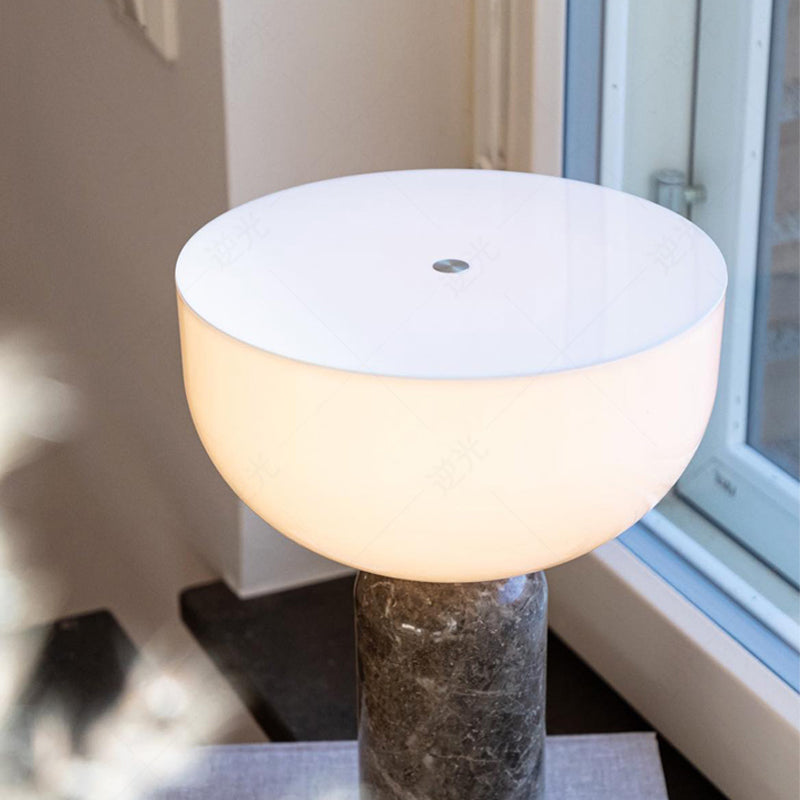 Modern Semi-Round LED Table Lamp