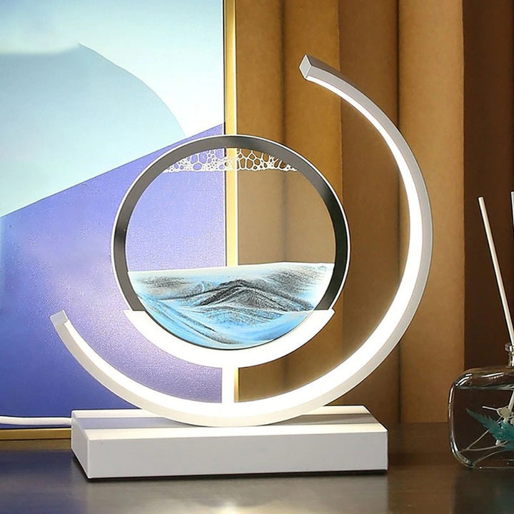 Kinetic Sand Table Lamp – Soothing Decor with Moving Landscapes