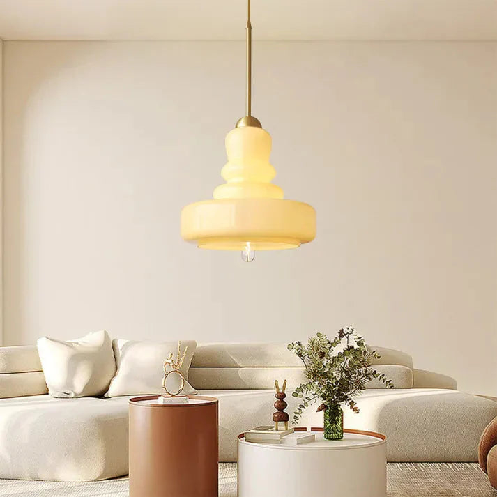 Bauhaus Glass Pendant Light | Vintage
