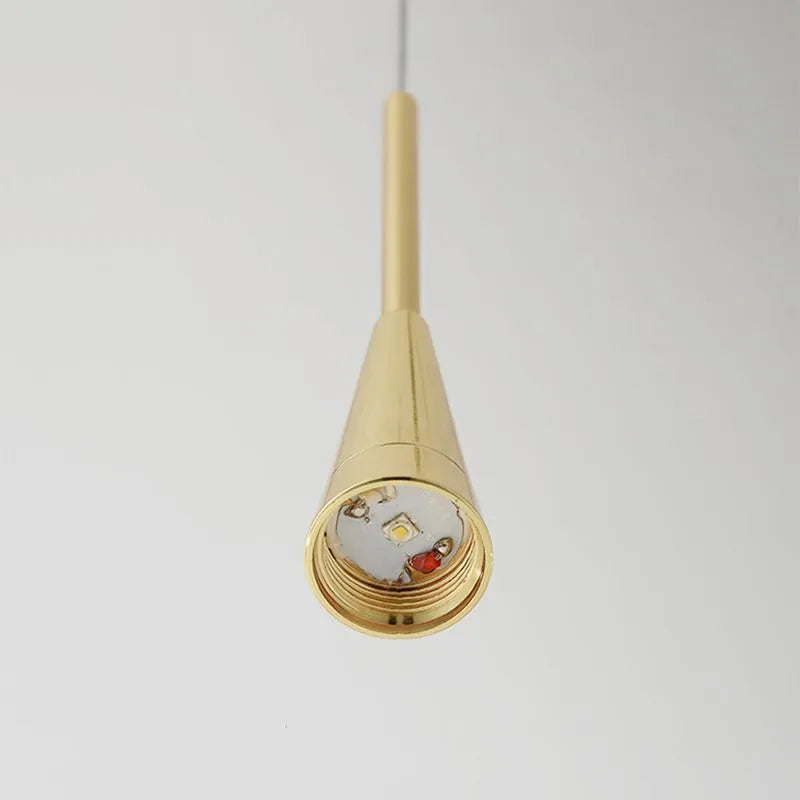 Gold Teardrop Pendant Lamp – Modern Indoor Ceiling Lights