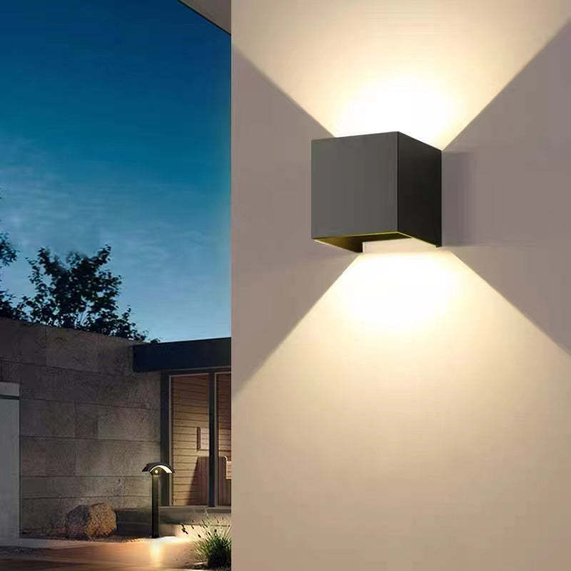 Modern Outdoor Wall Lamp – Waterproof Aluminum LED Fixture