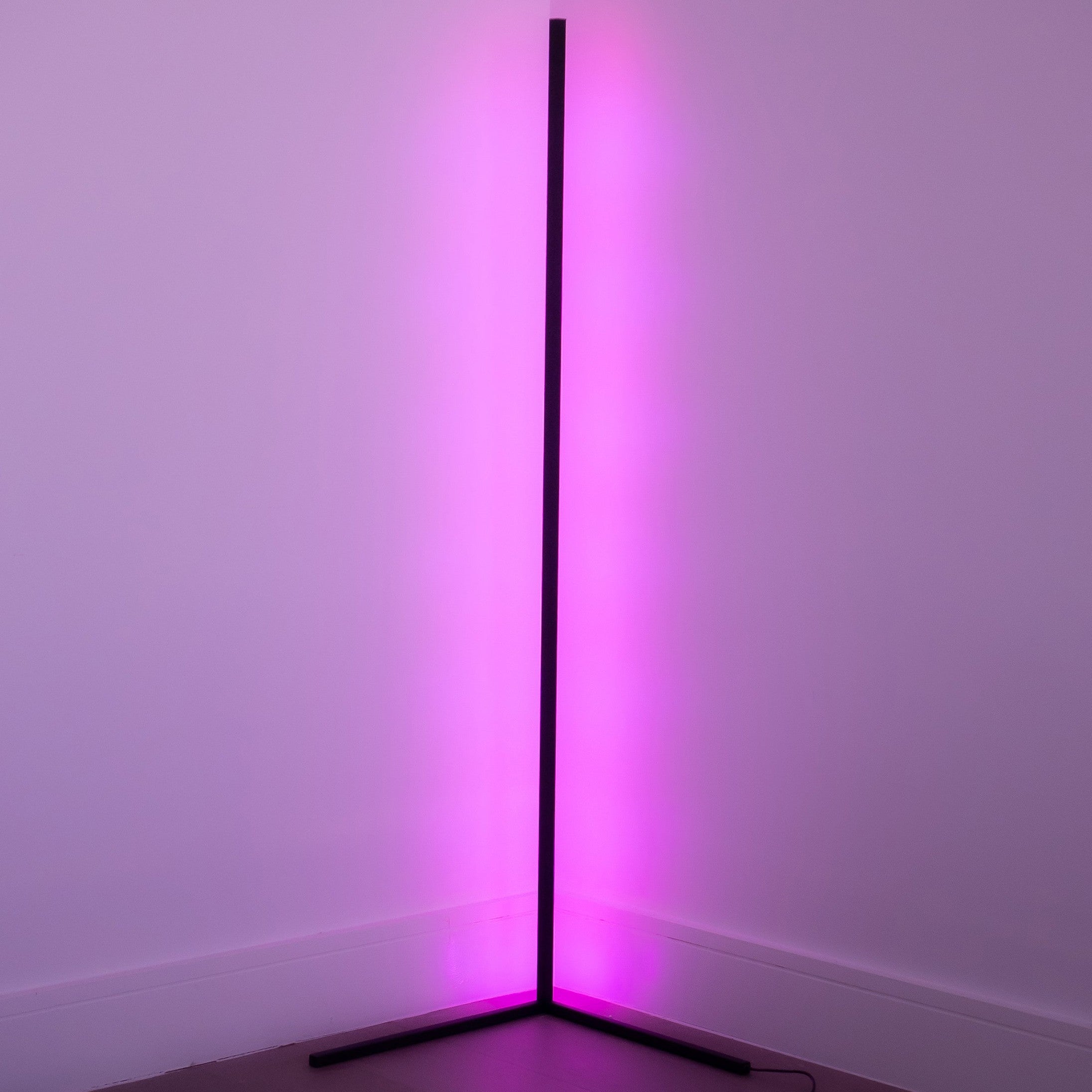 Space-Saving Slim LED Floor Lamp – Adjustable Brightness & Color Modes - Atelier Dubois Paris
