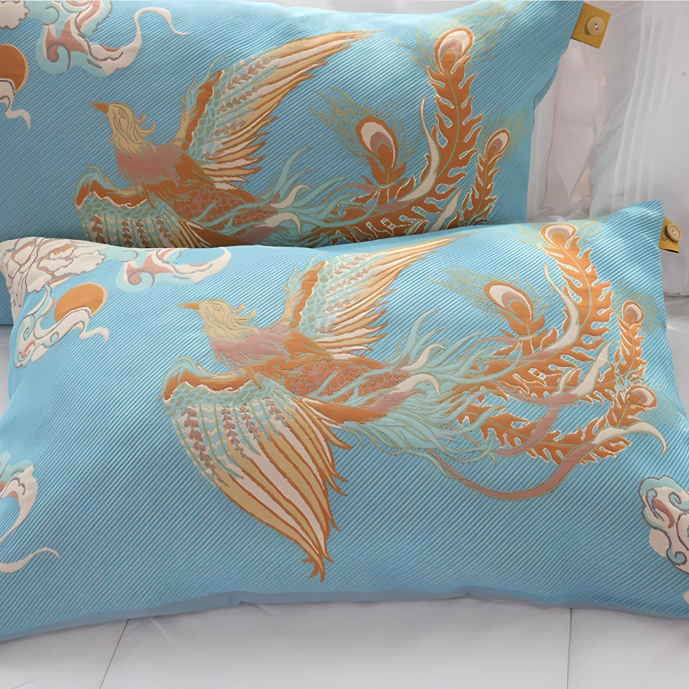 Elegant Cotton Pillow Covers – Traditional Heritage Look