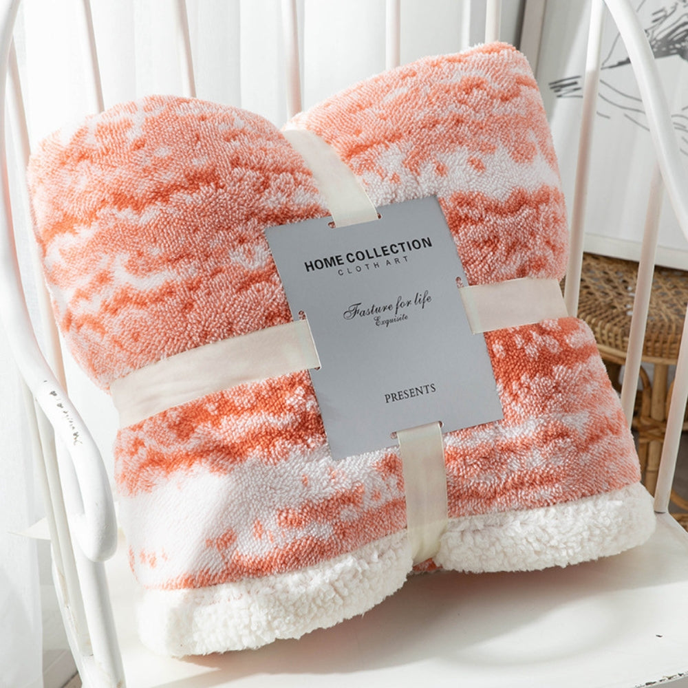 Elegant Seraphina Velvet Sherpa Blanket