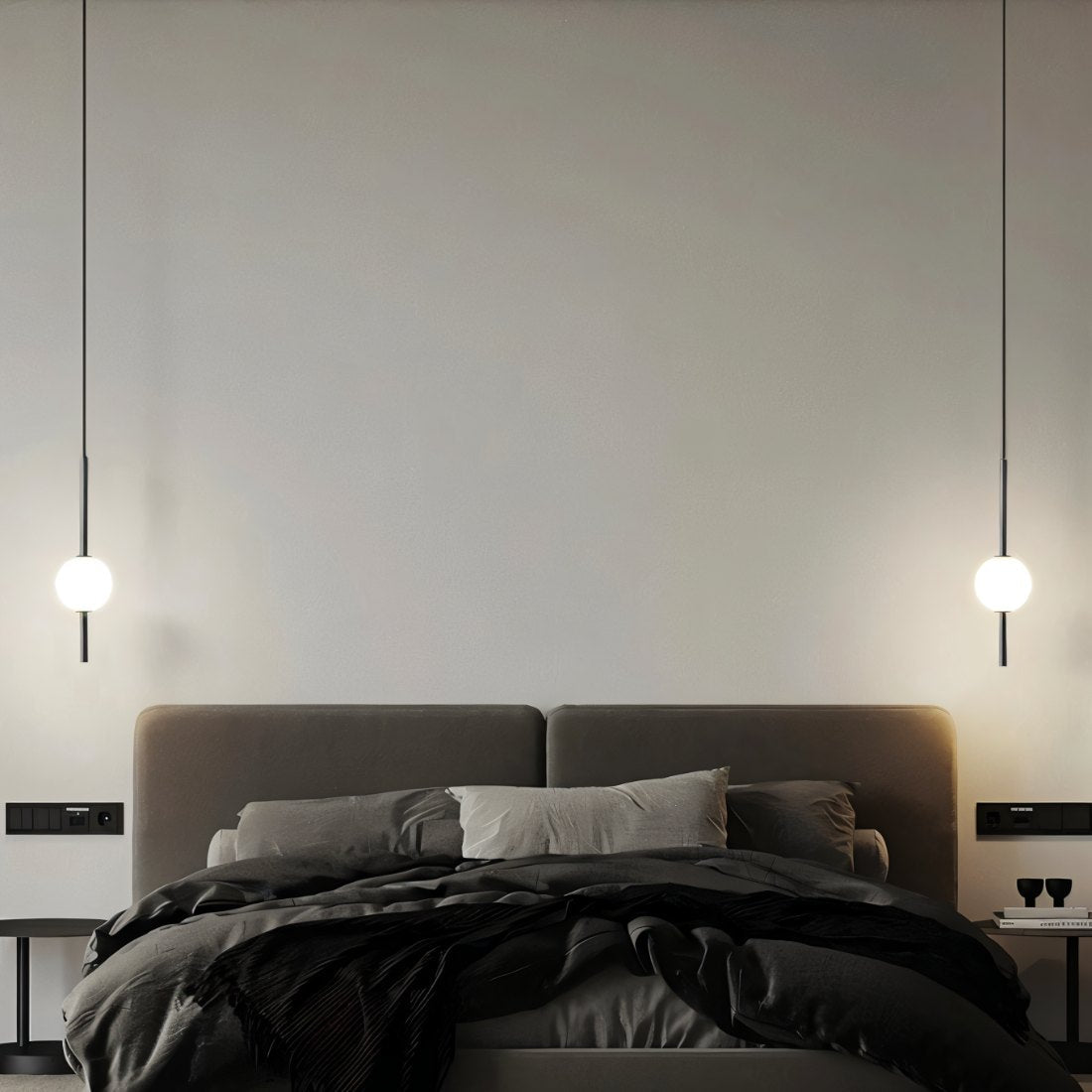 Contemporary Orb Design Pendant Lamp