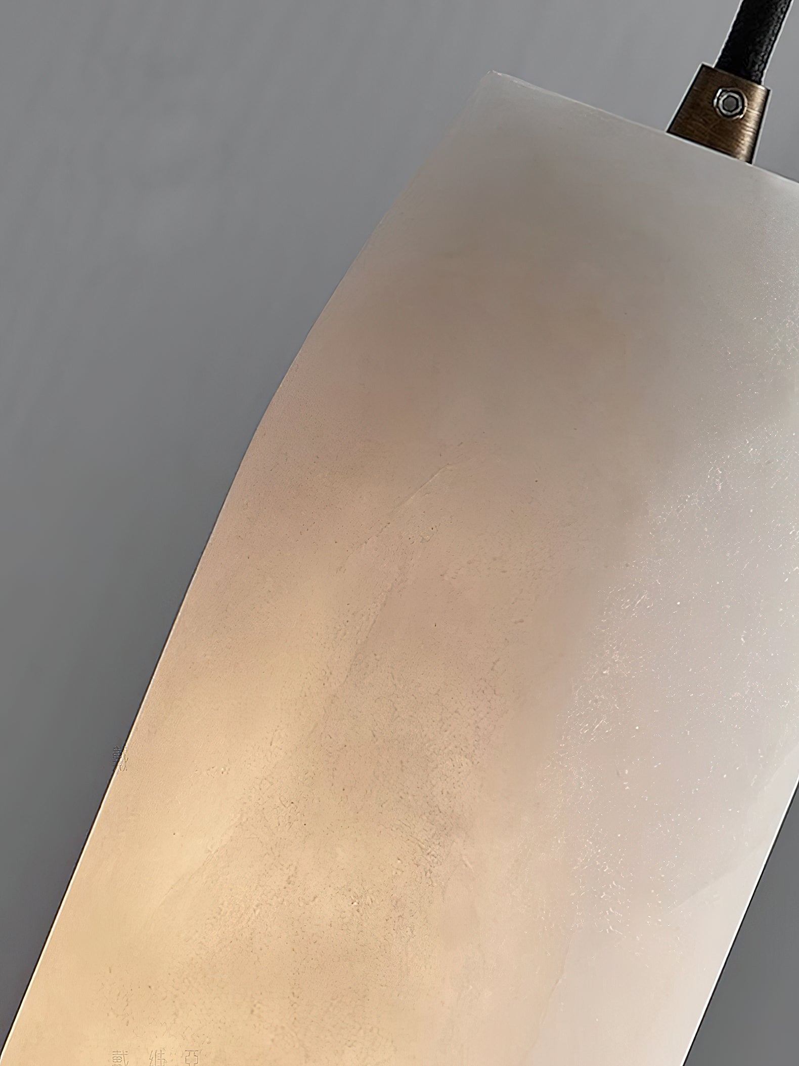 Minimalist Alabaster Pendant Lamp – Flute Style Ceiling Light
