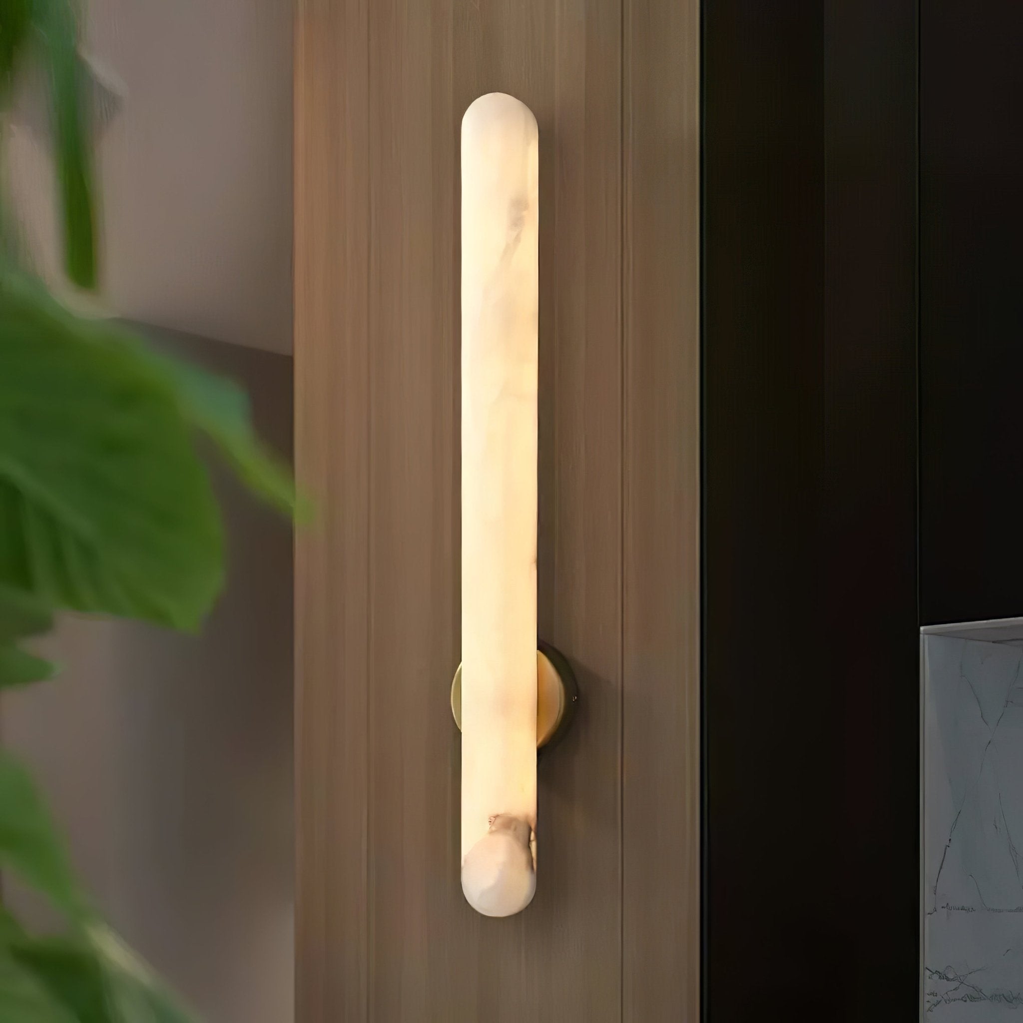 Modern Alabaster Wall Lamp – Minimalist LED Sconce