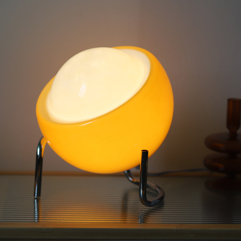 Bauhaus Table Lamp with Medieval Flair