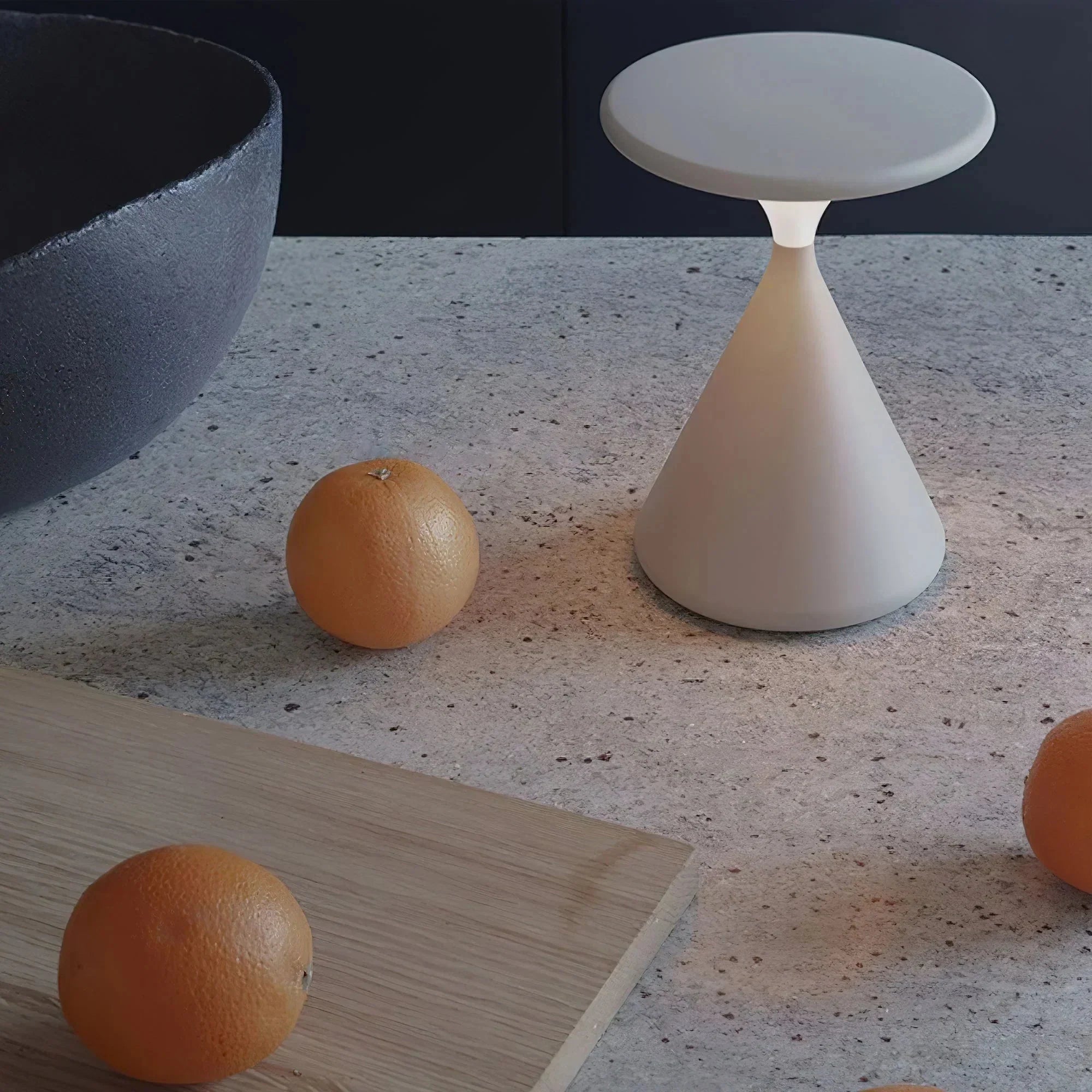 Modern Cordless Hourglass Lamp