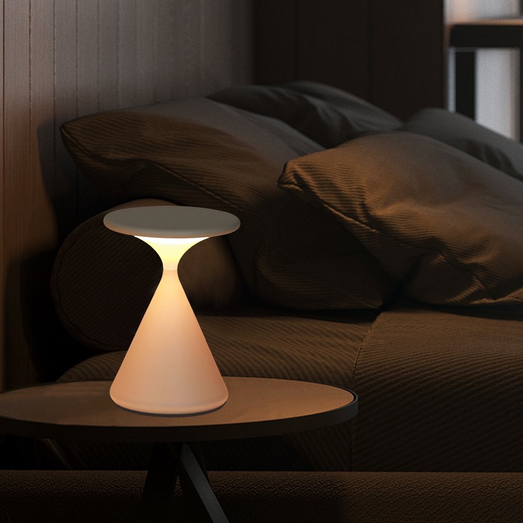 Modern Cordless Hourglass Lamp