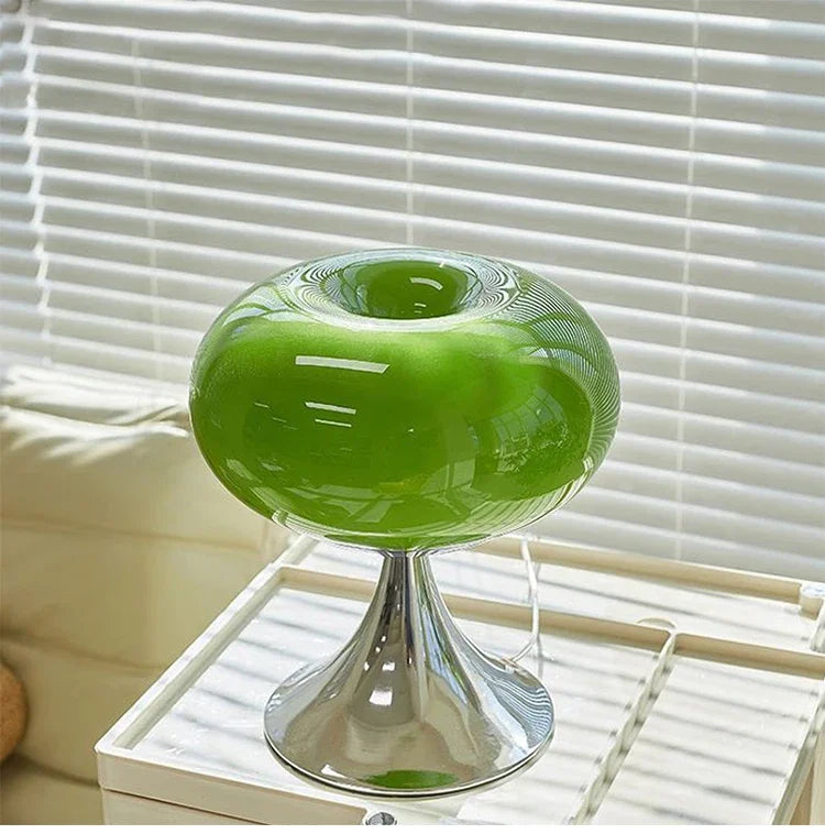 Vintage Antique Apple Table Lamp