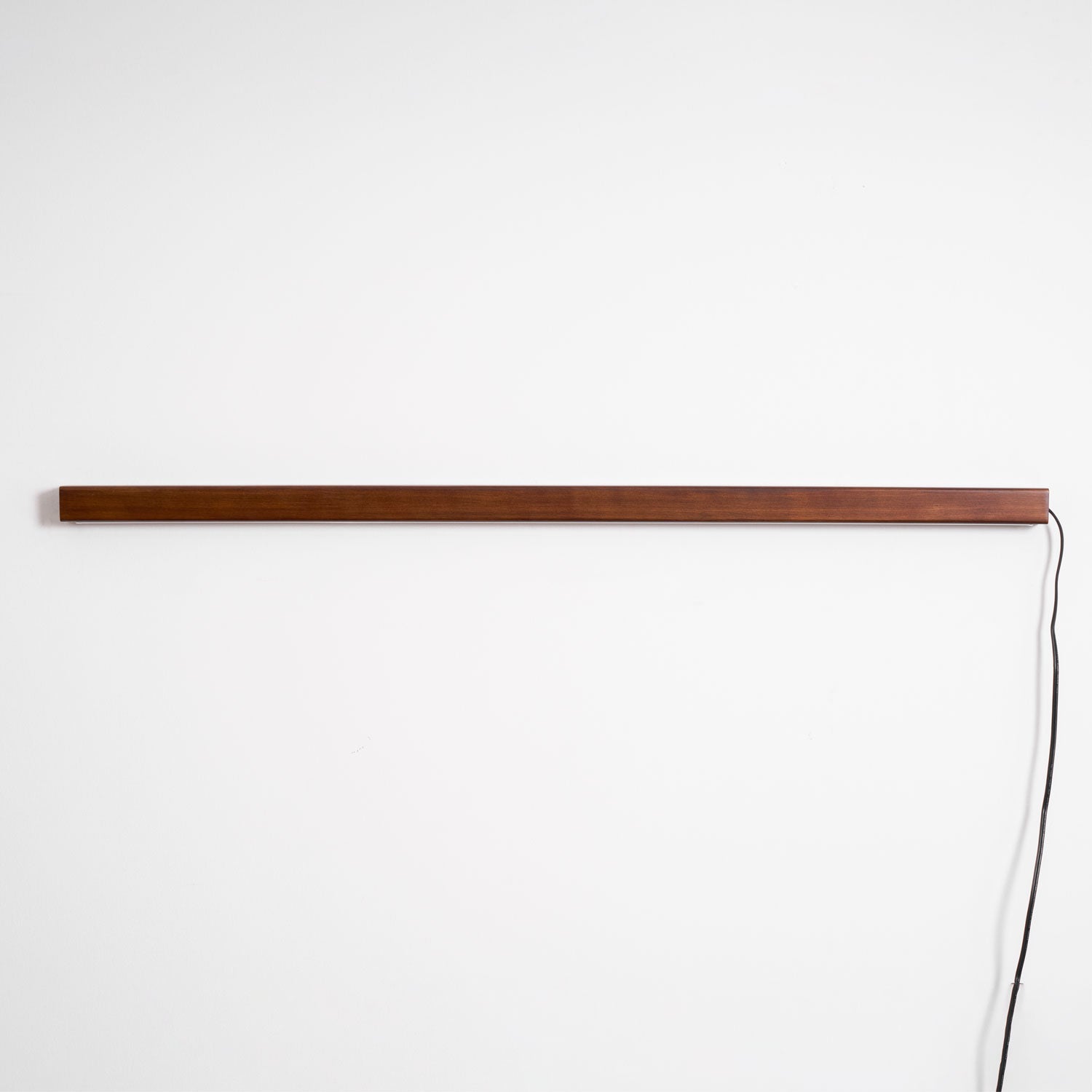 Linear Wood LED Wall Sconce - Walnut & Pine Finish Indoor Lamp