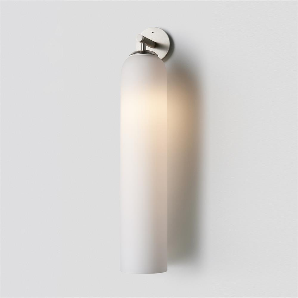 Modern Cylindrical Wall Lamp – Glass & Metal Fixture