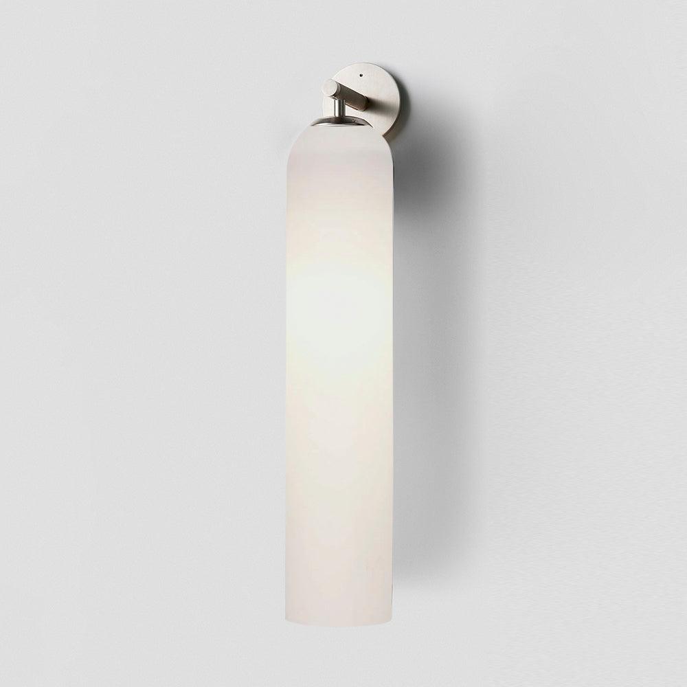 Modern Cylindrical Wall Lamp – Glass & Metal Fixture