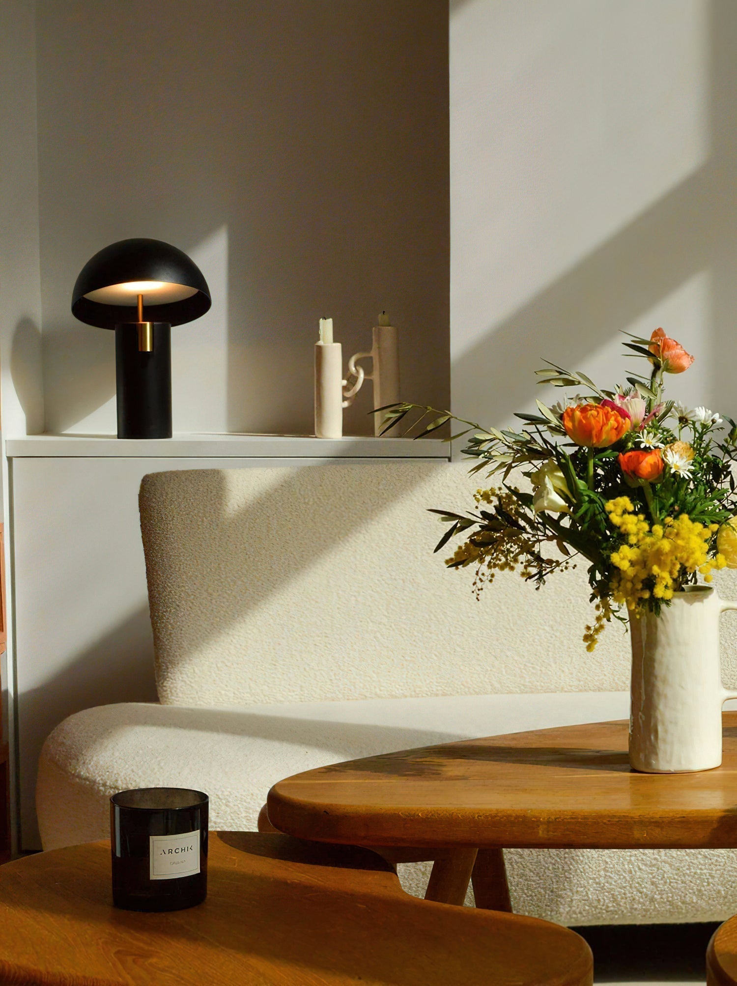 Tilted Cap Table Lamps | Stylish Desk Lamp