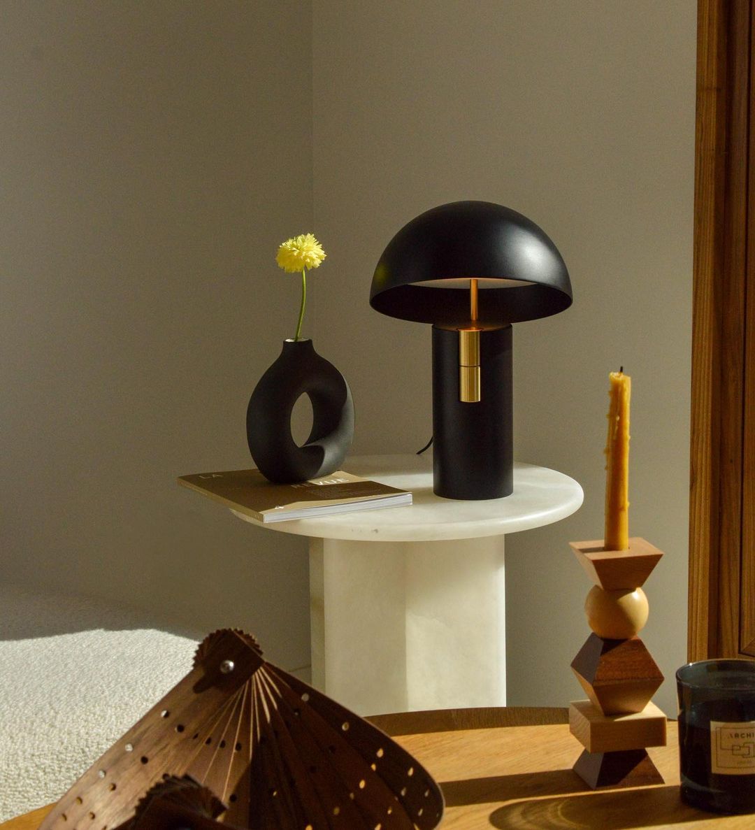 Tilted Cap Table Lamps | Stylish Desk Lamp