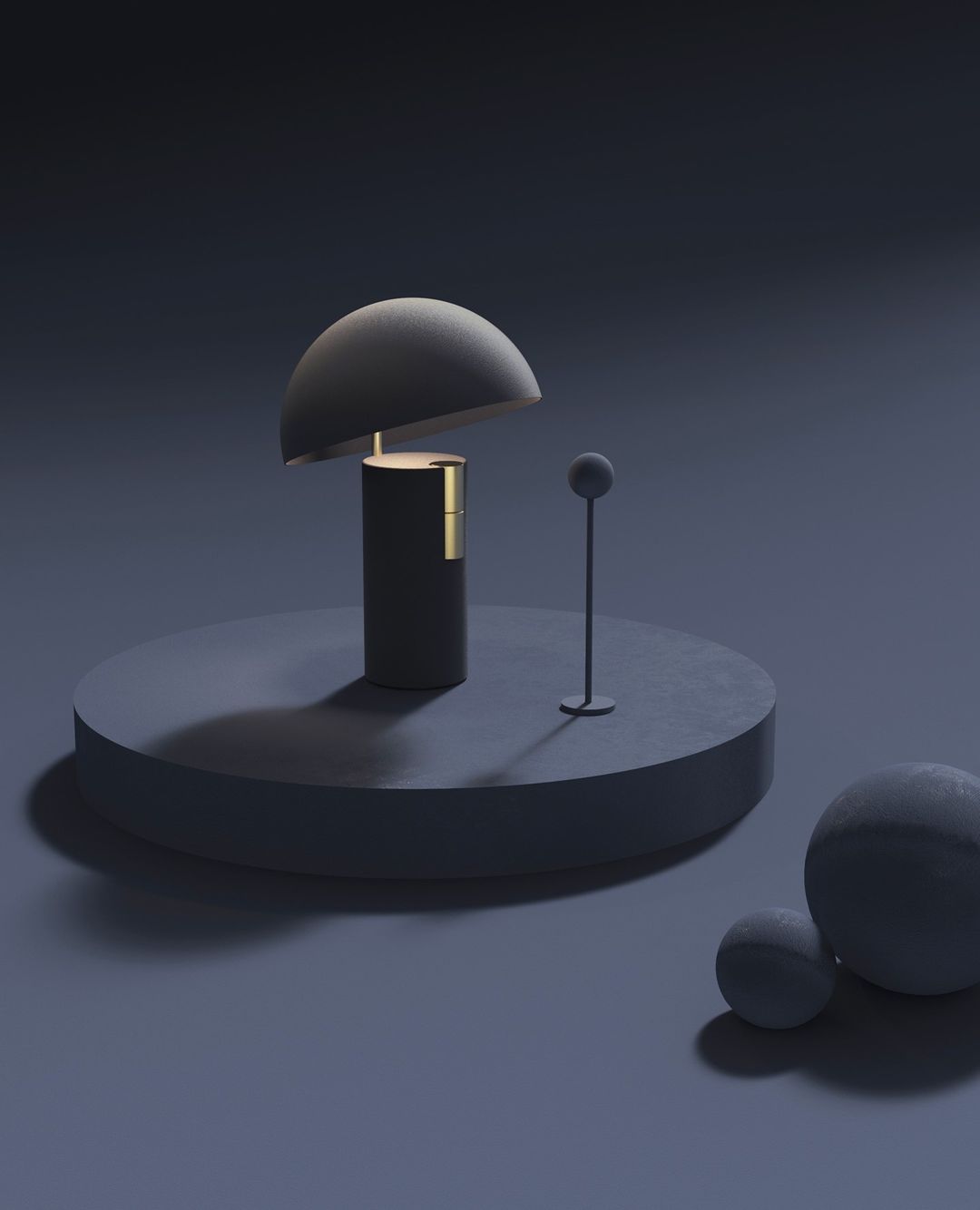 Tilted Cap Table Lamps | Stylish Desk Lamp