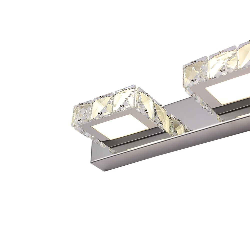 Chrome Finish Bathroom Vanity Light - 4 Lighting Fixture