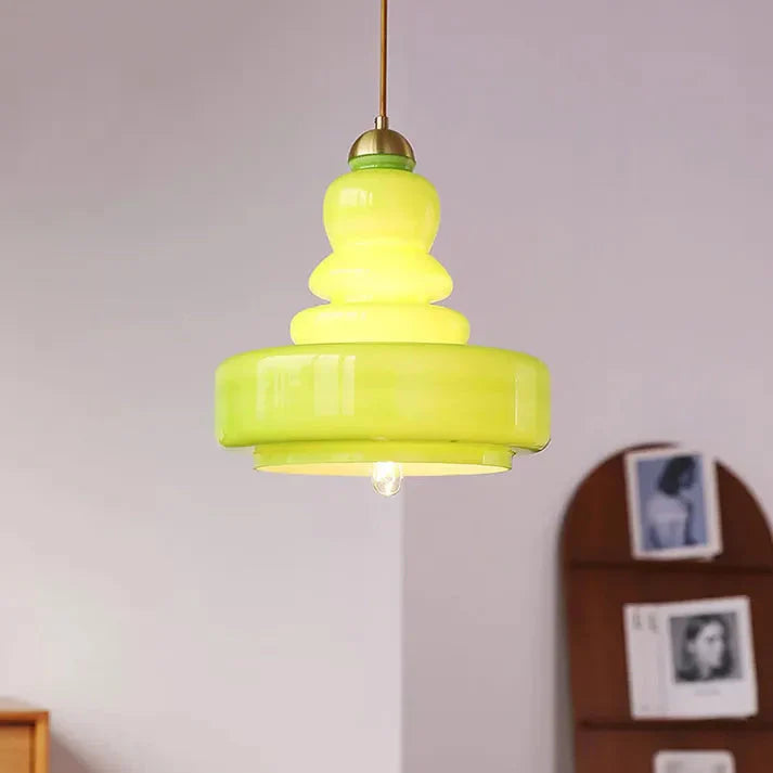 Bauhaus Glass Pendant Light | Vintage