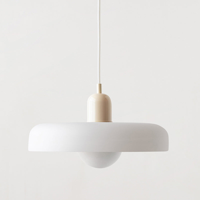 Stylish Ceiling Light with Colored Glass Finish