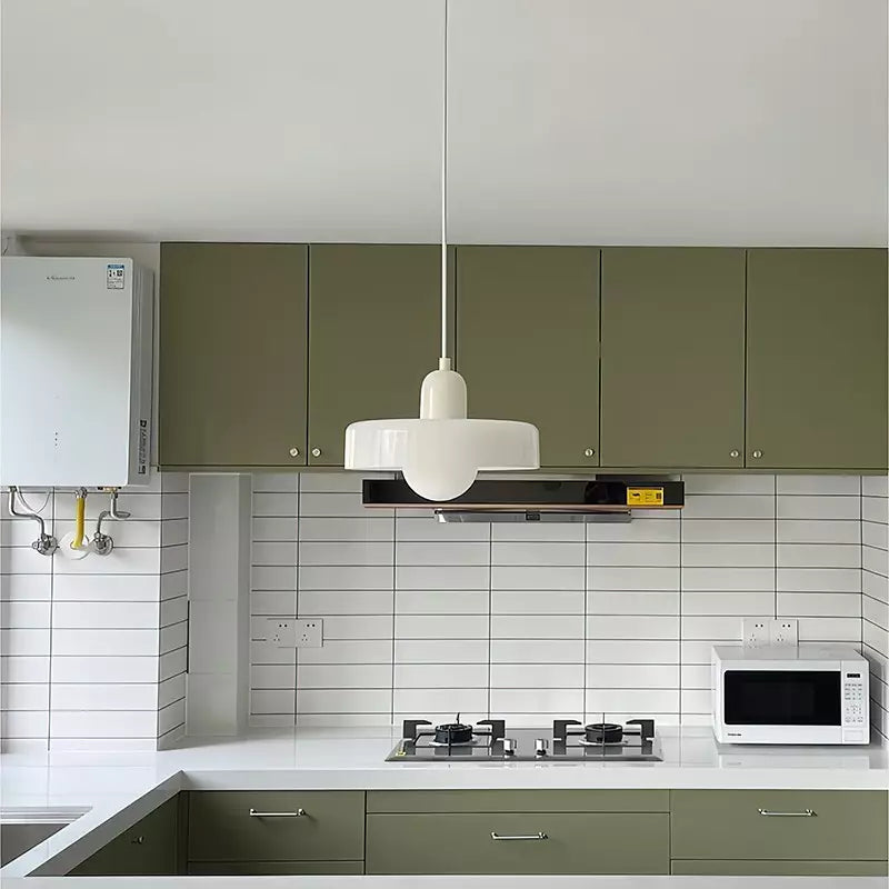 Stylish Ceiling Light with Colored Glass Finish