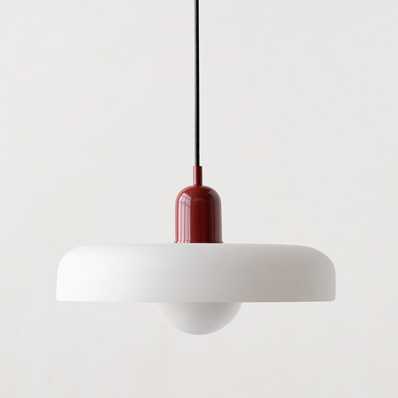 Stylish Ceiling Light with Colored Glass Finish