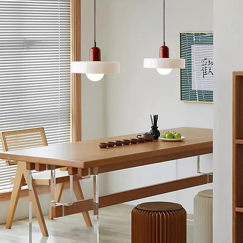 Stylish Ceiling Light with Colored Glass Finish