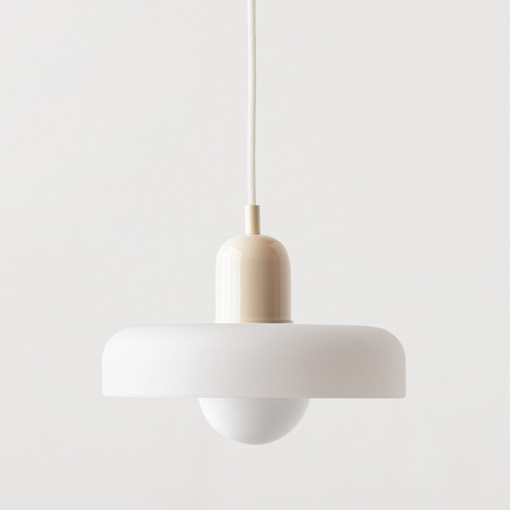 Stylish Ceiling Light with Colored Glass Finish
