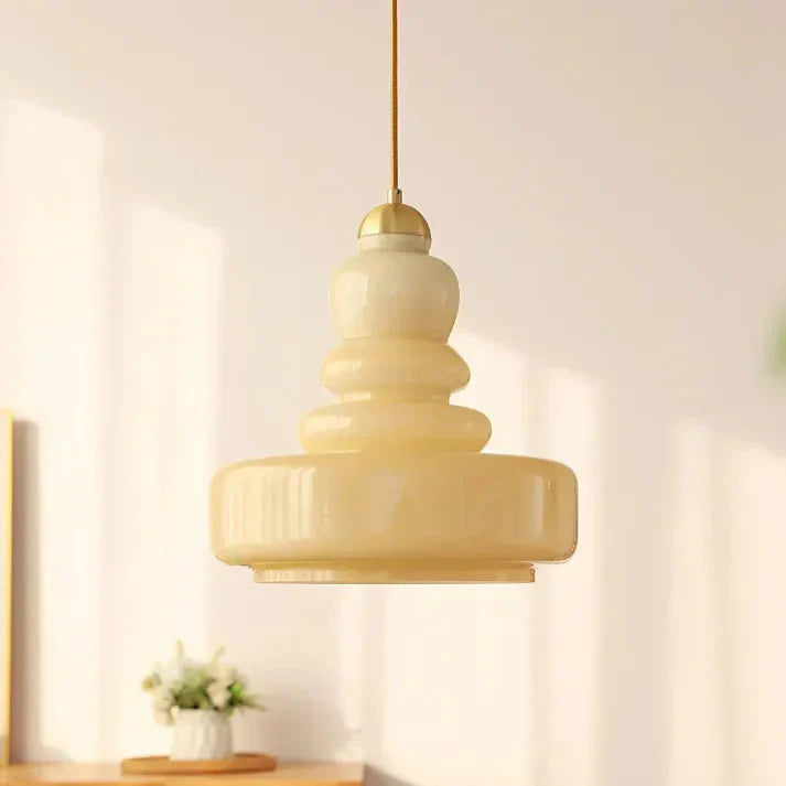 Bauhaus Glass Pendant Light | Vintage