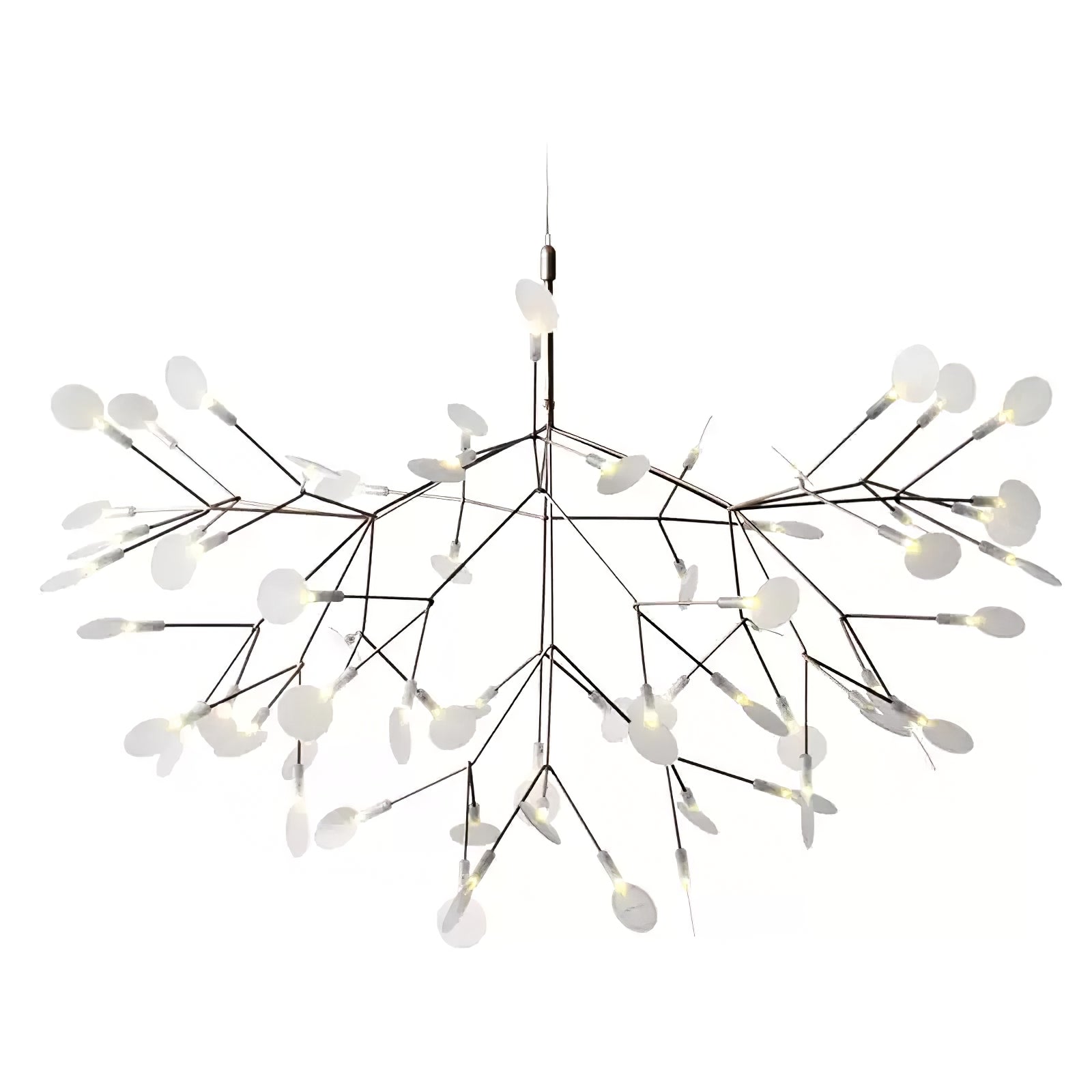 Black Firefly LED Pendant Chandelier – Contemporary Hanging Light