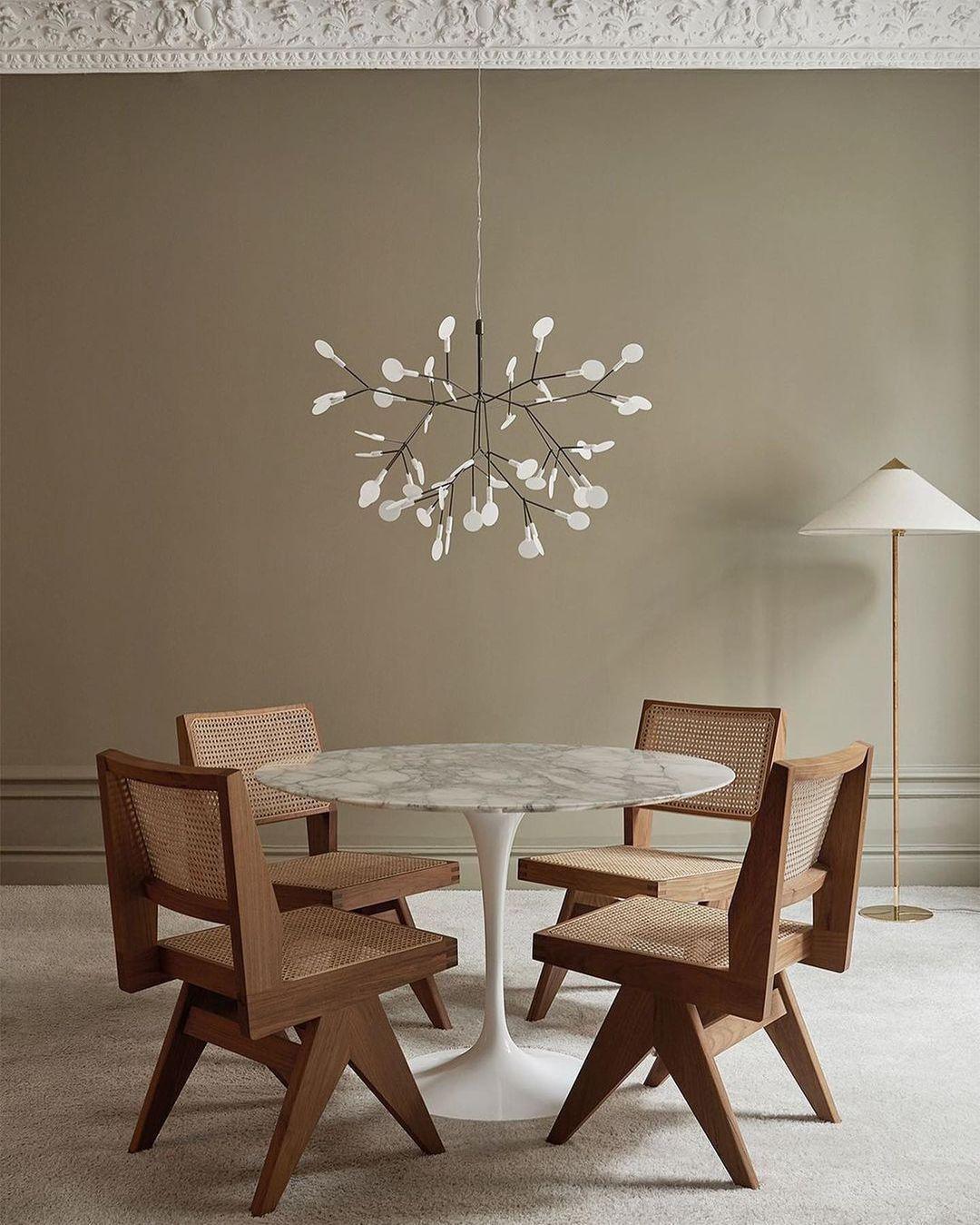 Black Firefly LED Pendant Chandelier – Contemporary Hanging Light