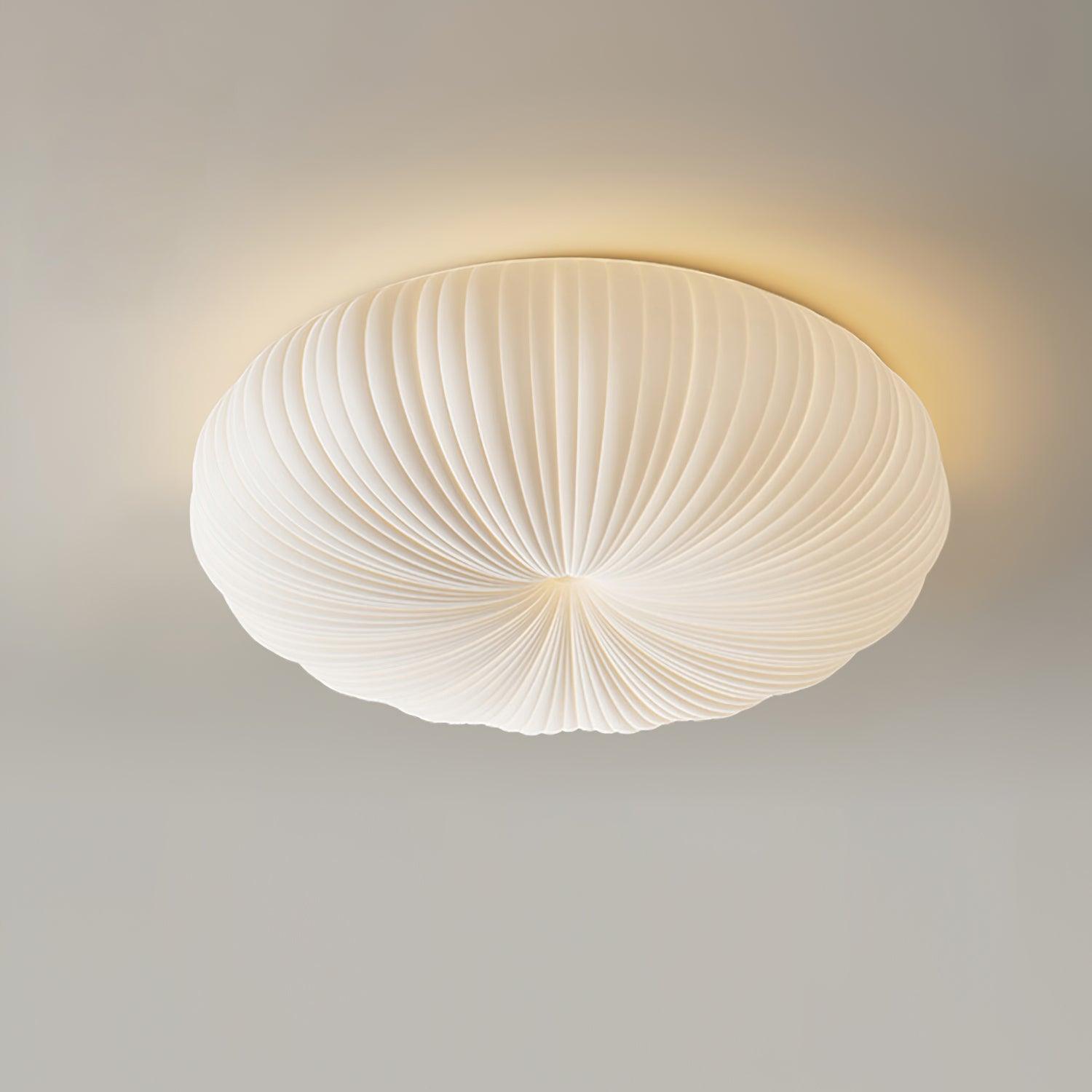 Pumpkin Style Flush Mount LED Ceiling Light