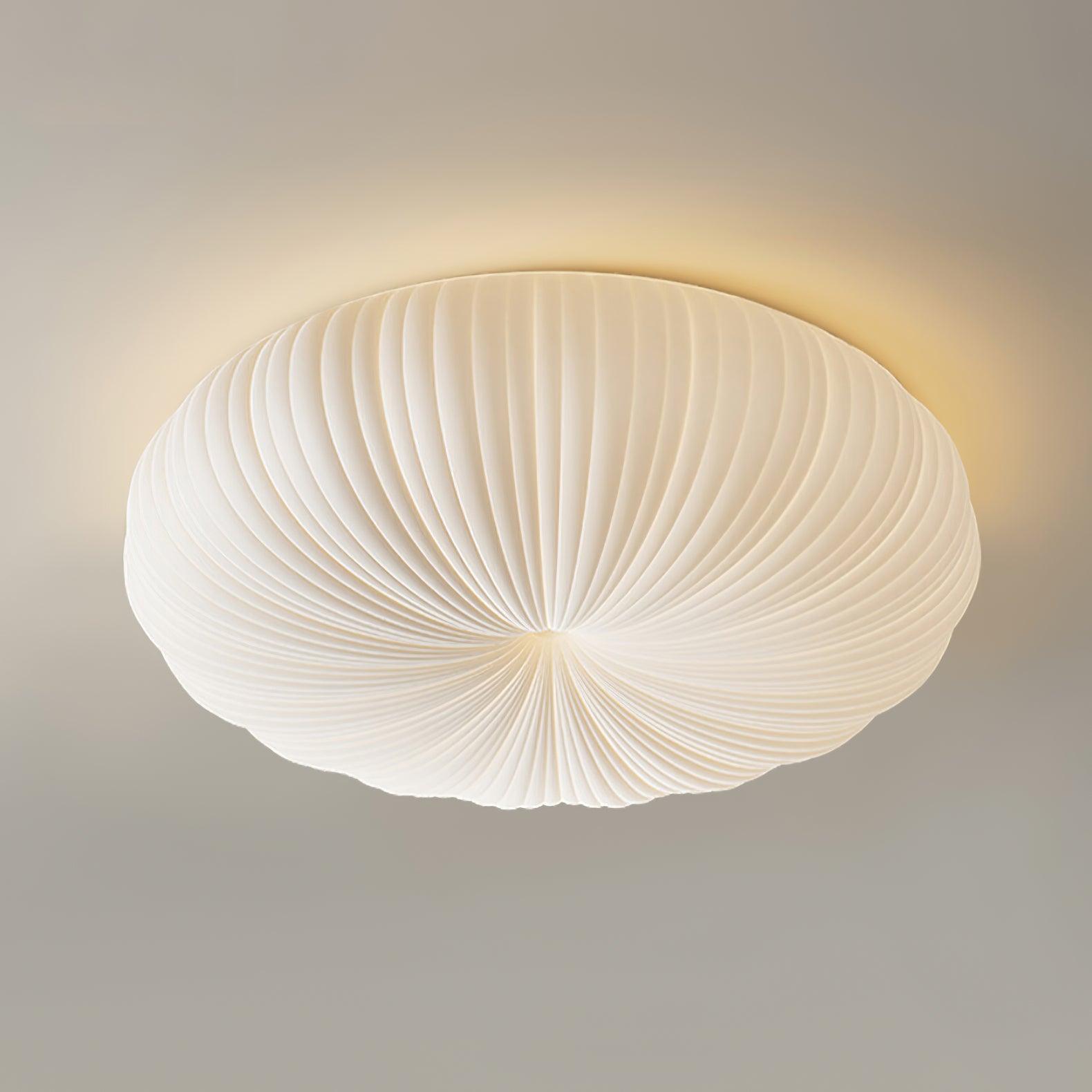 Pumpkin Style Flush Mount LED Ceiling Light