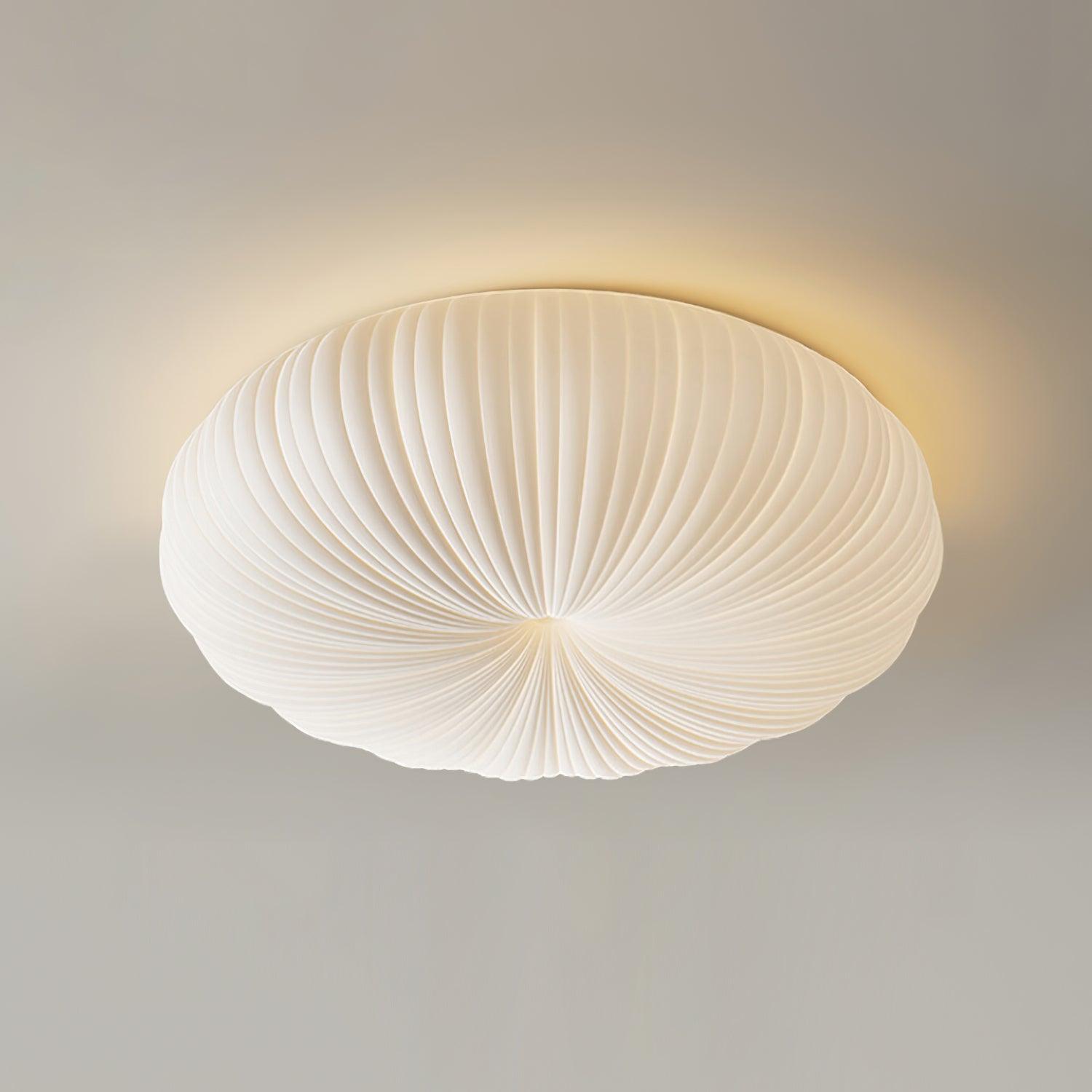 Pumpkin Style Flush Mount LED Ceiling Light