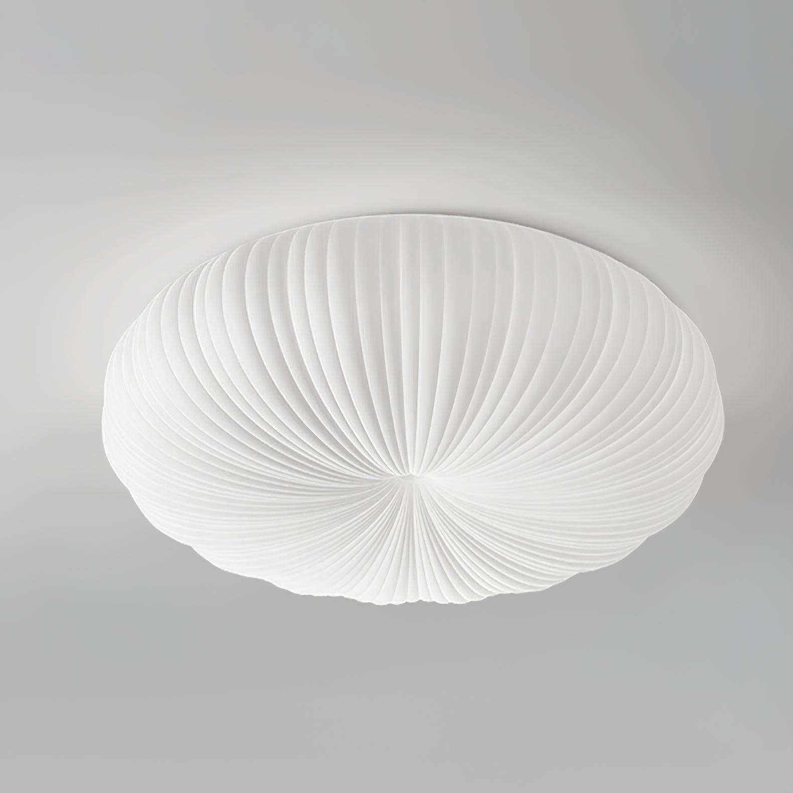 Pumpkin Style Flush Mount LED Ceiling Light