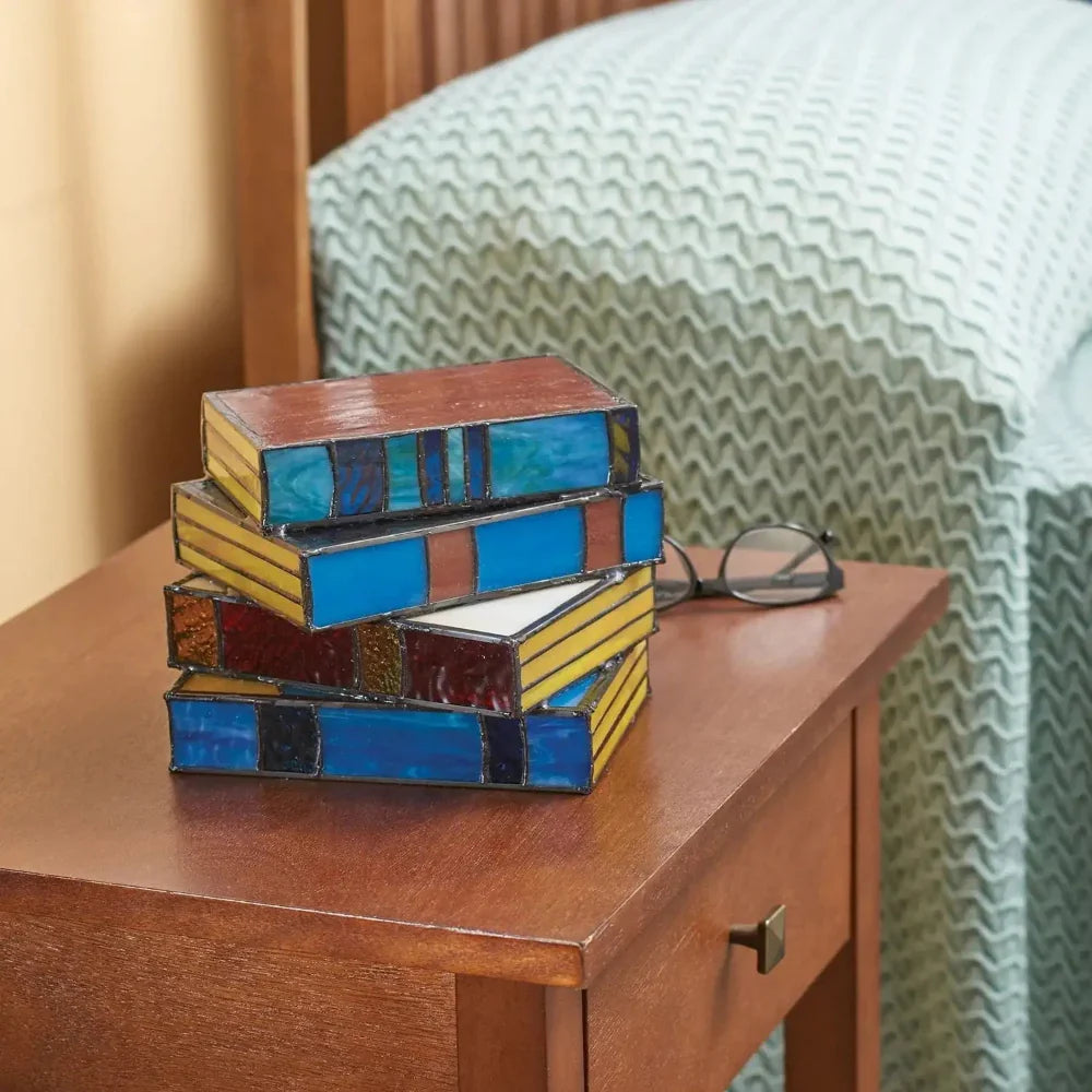 Book-Shaped Night Lamp – Compact LED Light for Reading or Decoration - Atelier Dubois Paris