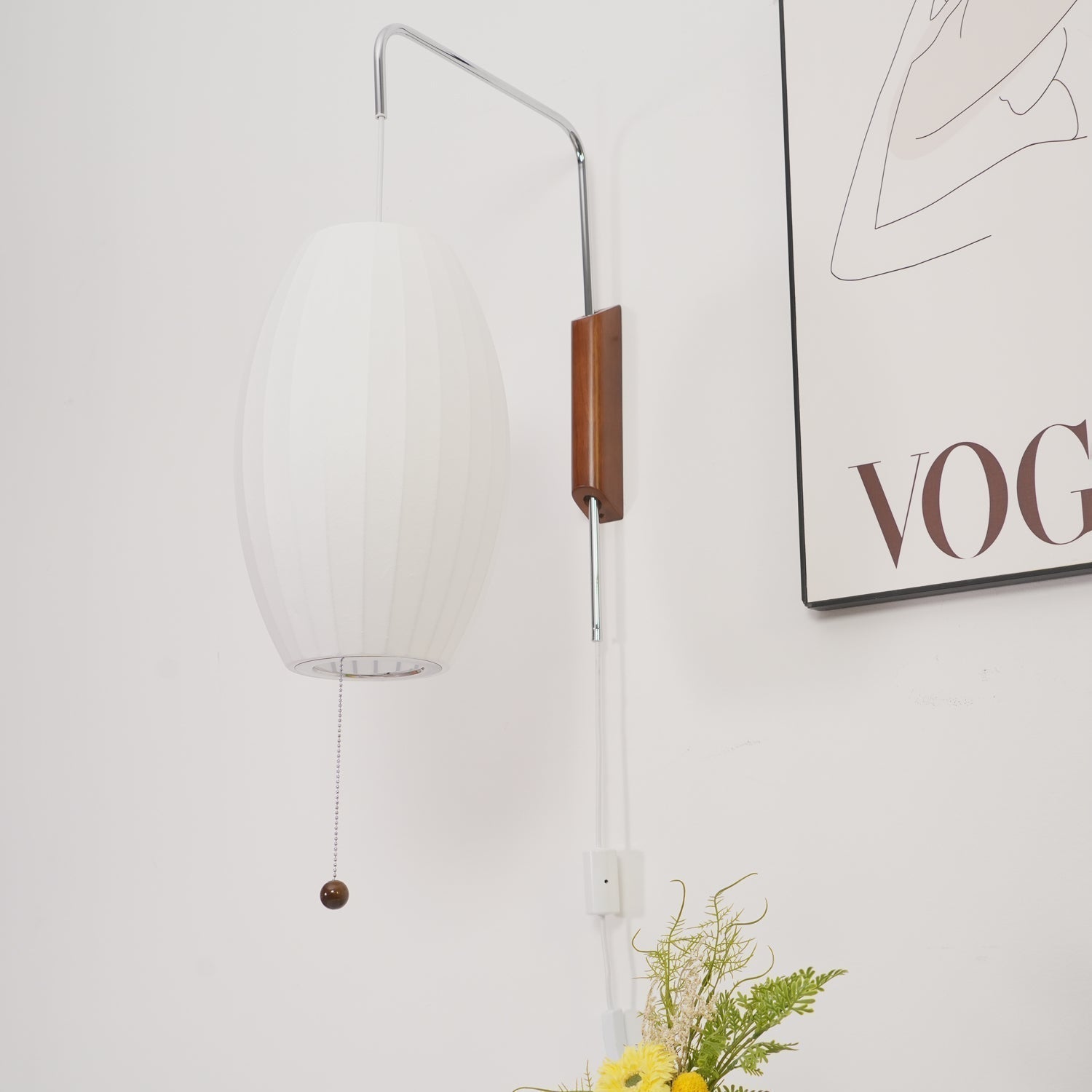 Chinese Lantern Style Wall Lamp