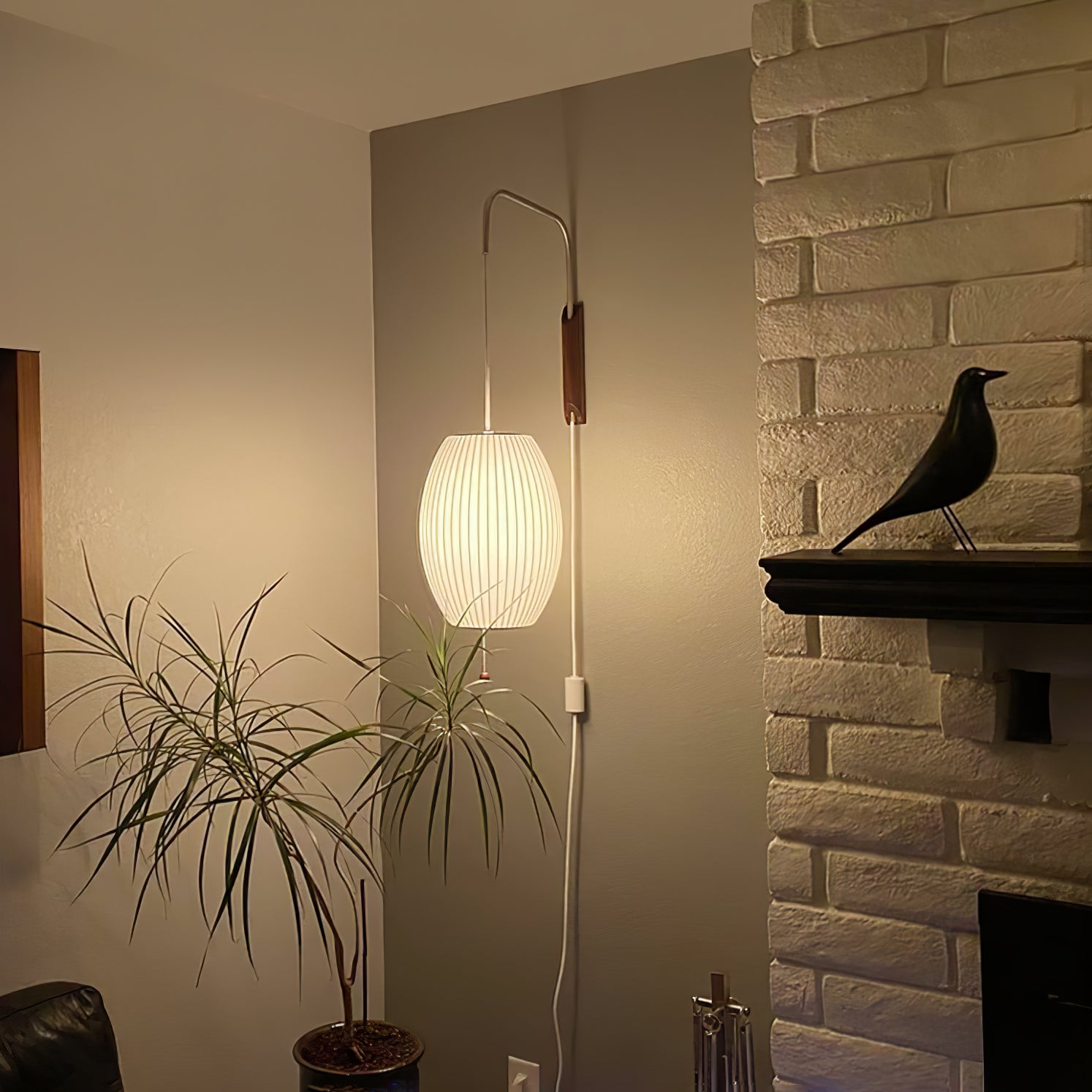Chinese Lantern Style Wall Lamp