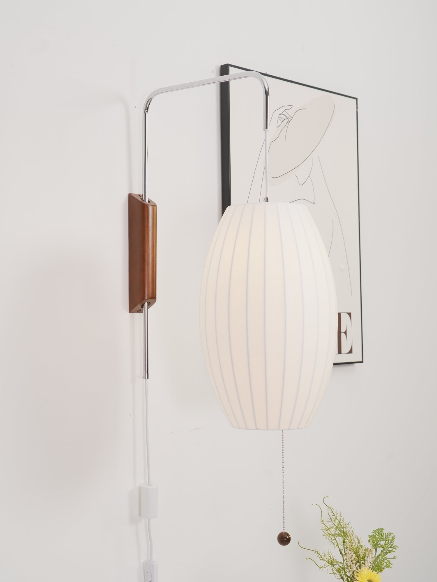 Chinese Lantern Style Wall Lamp
