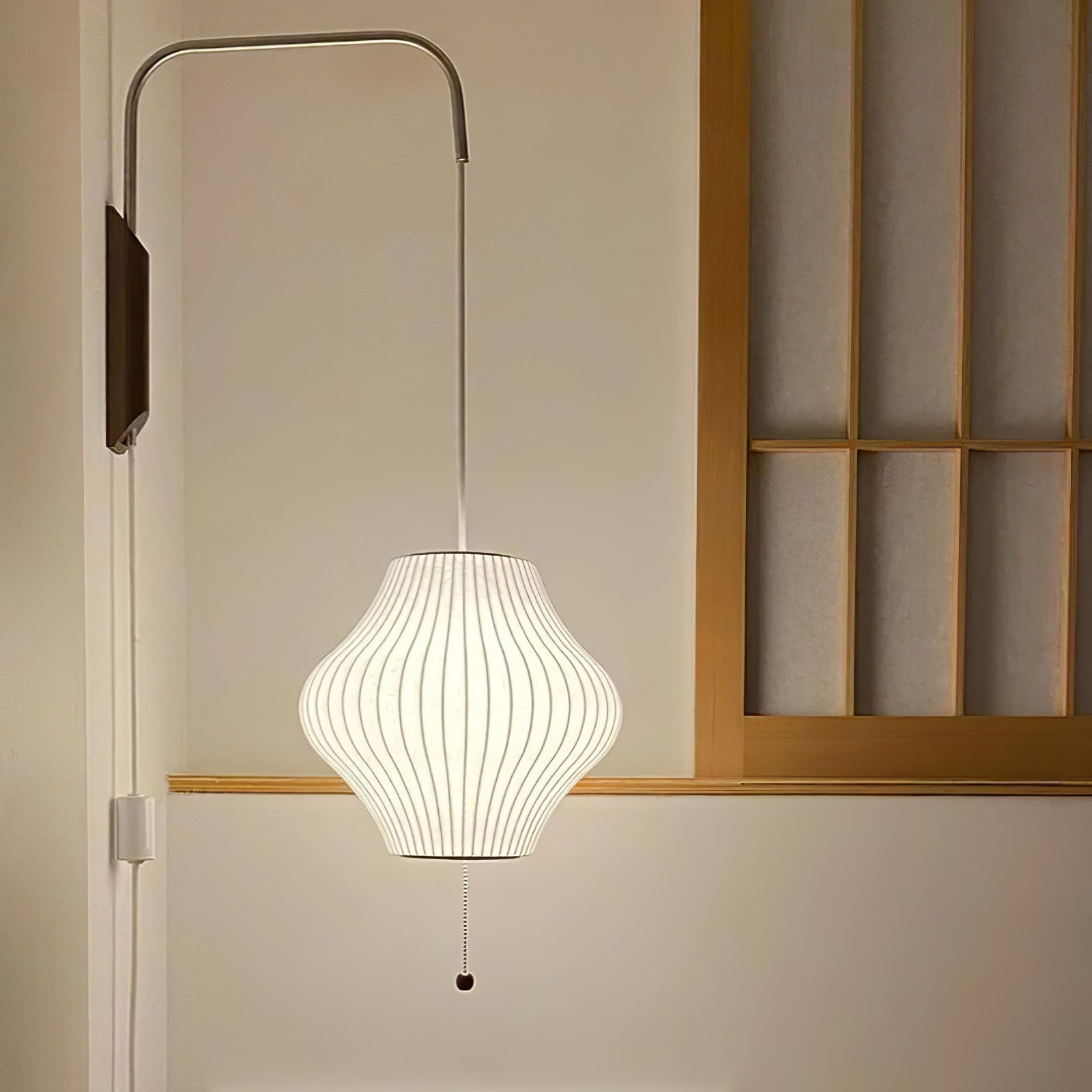 Chinese Lantern Style Wall Lamp