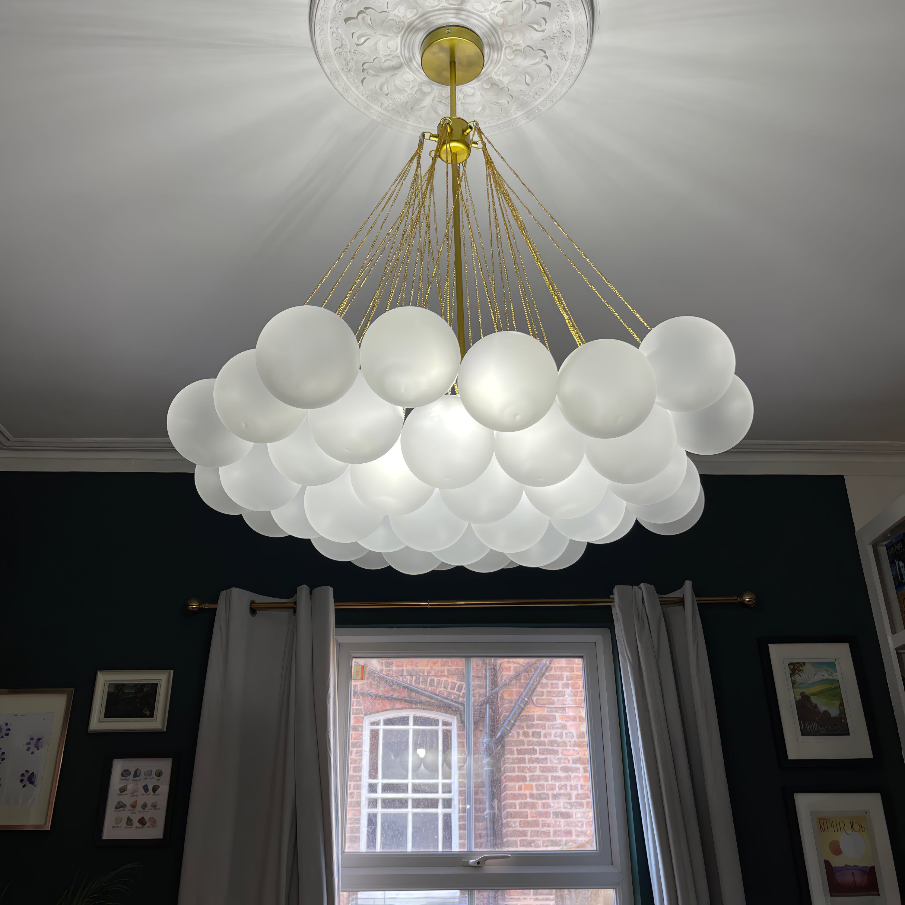 Modern Bubble Chandelier – Statement Pendant Ceiling Light