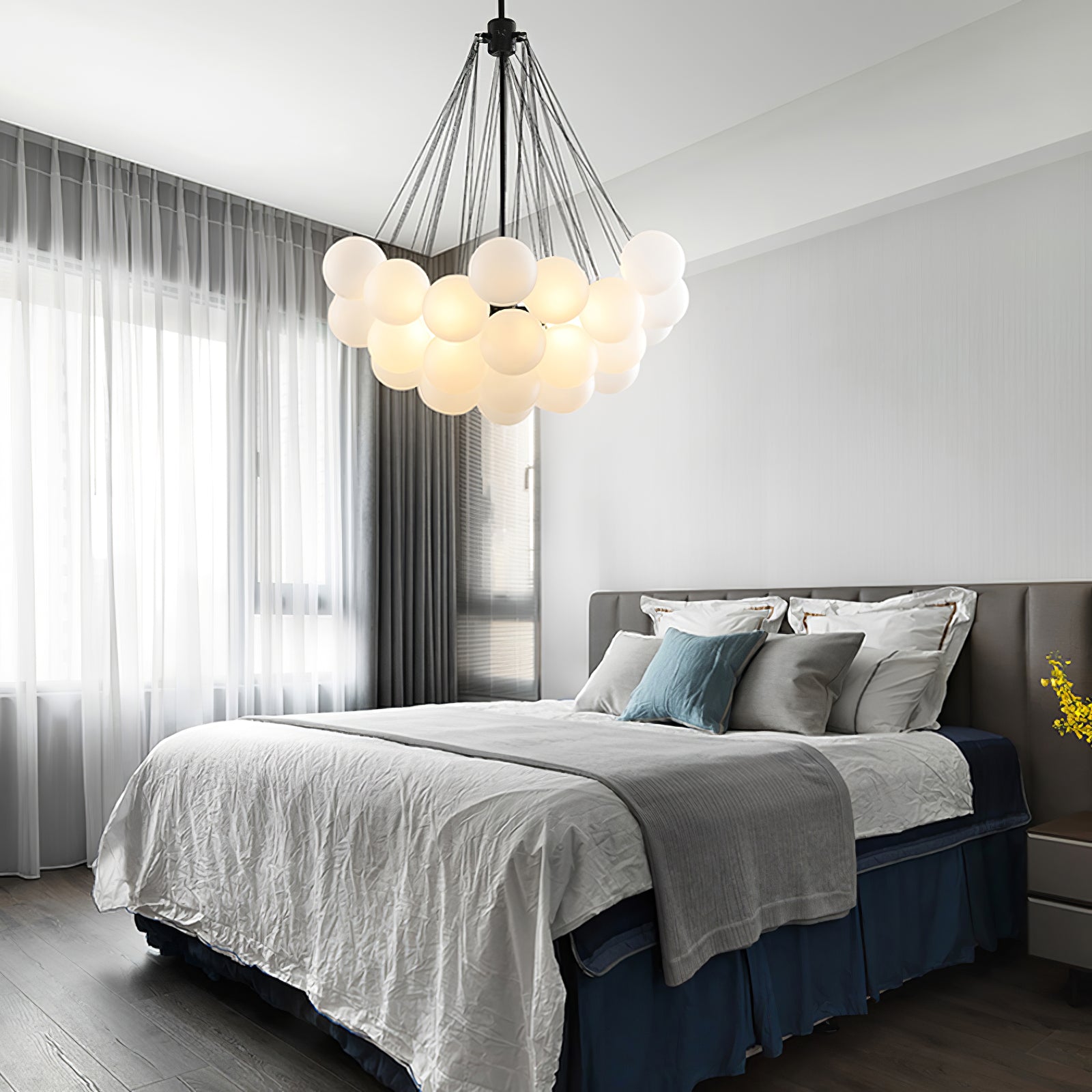 Modern Bubble Chandelier – Statement Pendant Ceiling Light