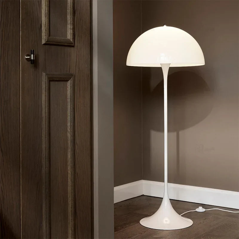 Danish-Inspired LED Mushroom Floor Lamp
