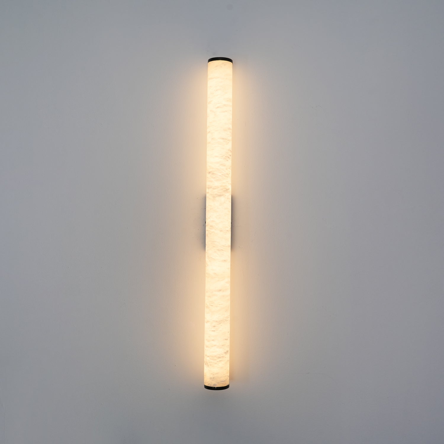 Timeless Alabaster Wall Lamp – Cylindrical Shape Sconce