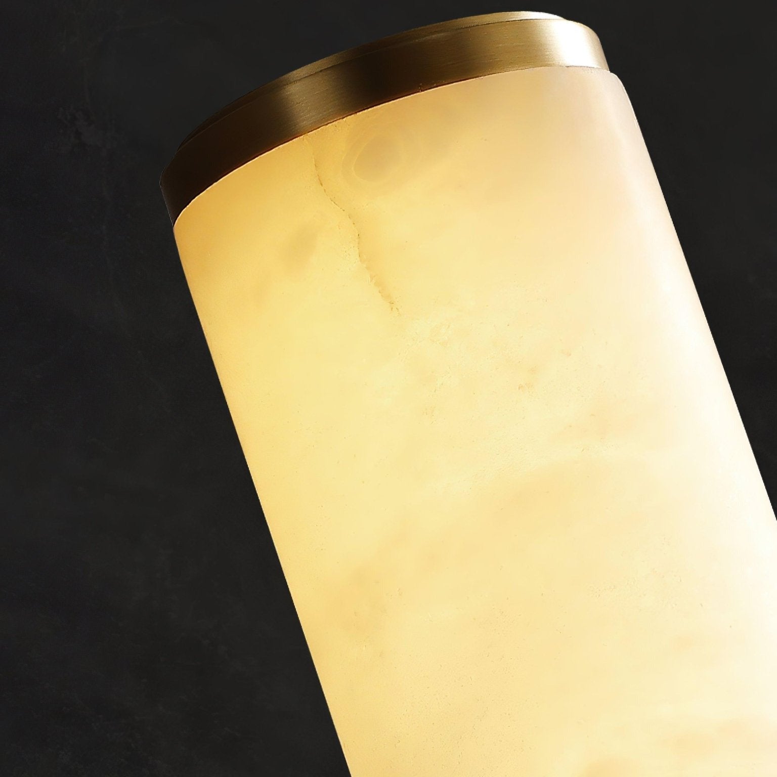Timeless Alabaster Wall Lamp – Cylindrical Shape Sconce