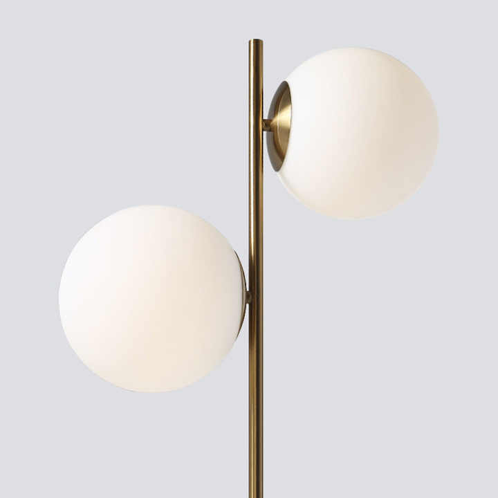 Stylish Touch Control LED Desk Lamp | Modern White Globe Table Lamp