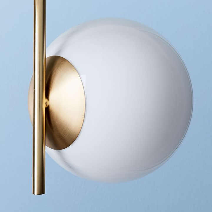 Stylish Touch Control LED Desk Lamp | Modern White Globe Table Lamp