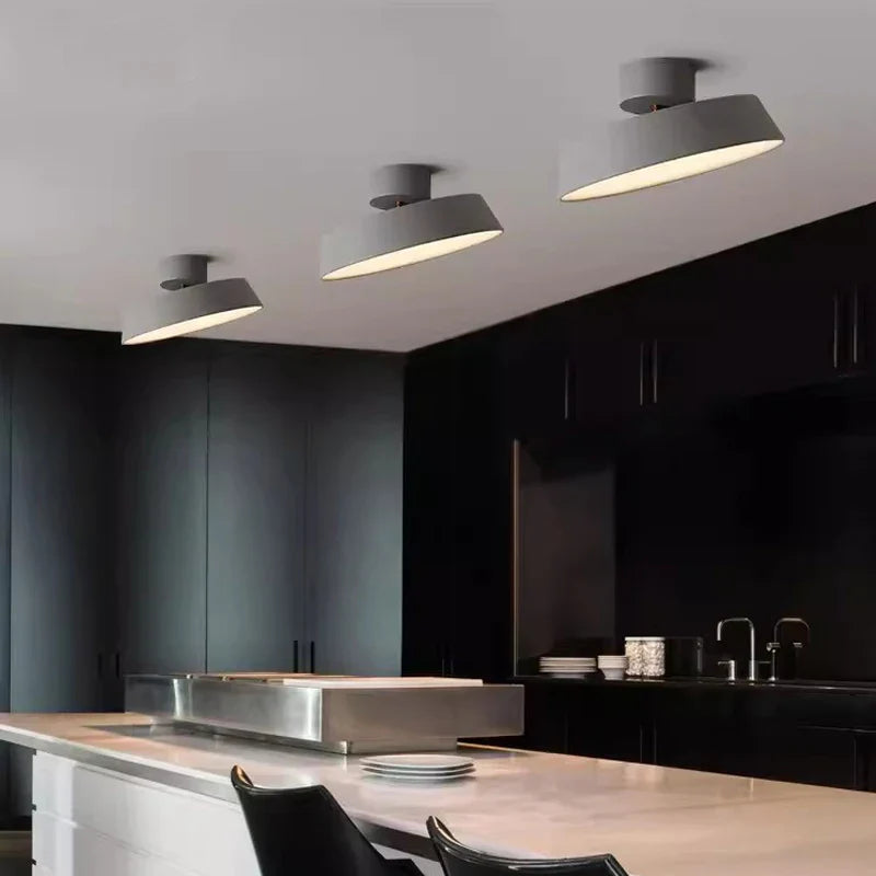 Rotatable LED Ceiling Light | Adjustable Modern Flush Mount Fixture